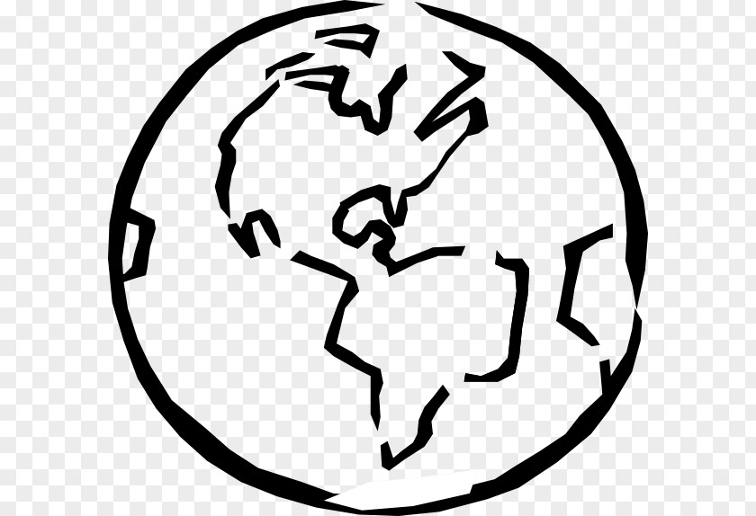 Science Cliparts Black Earth Globe And White Clip Art PNG