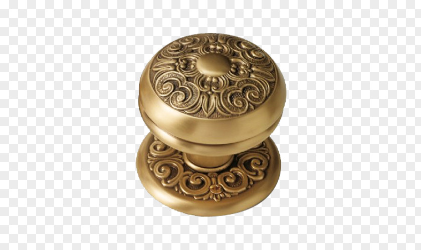 Brass Door Handle PNG