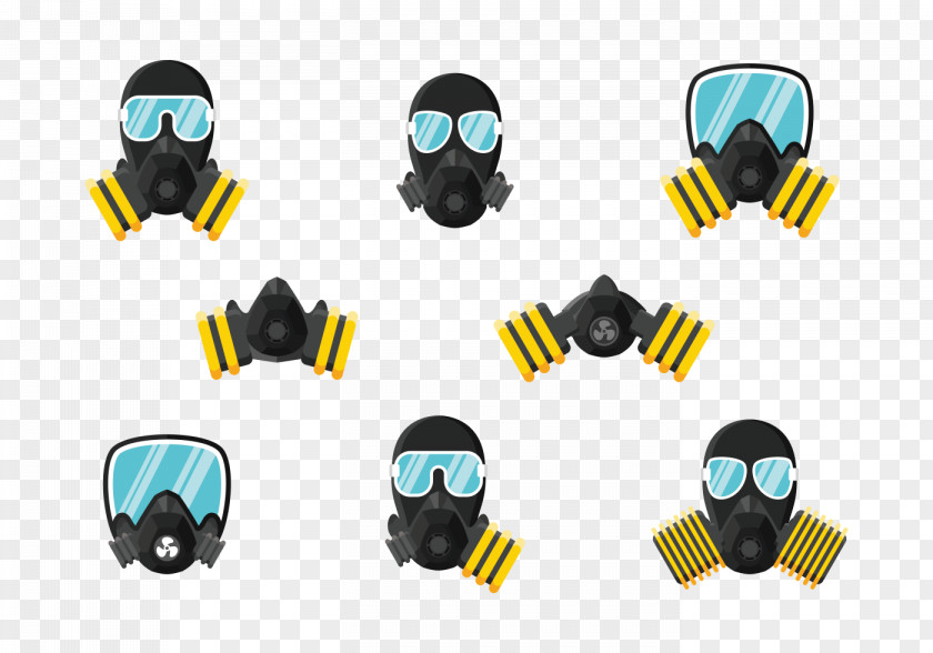 Gas Mask Respirator PNG
