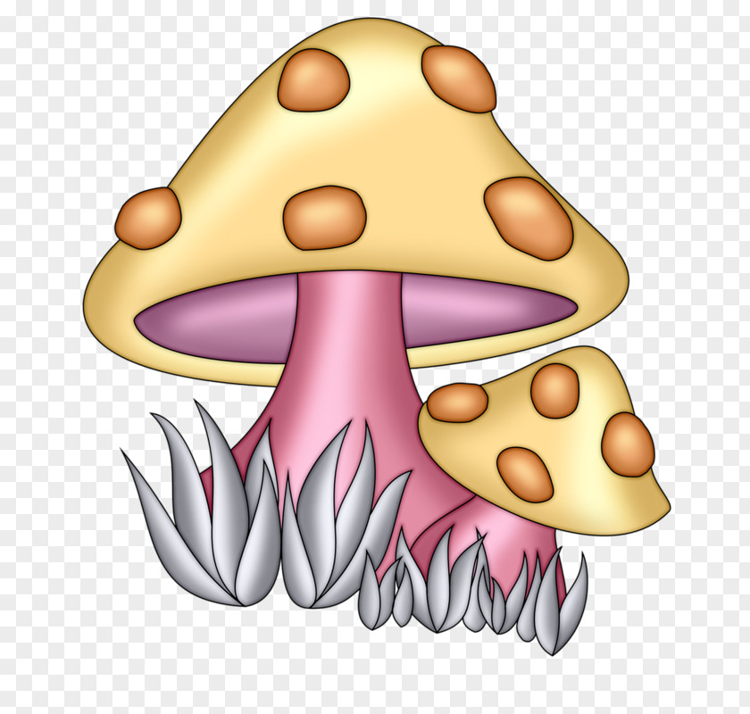 Hand-painted Cartoon Mushrooms Mushroom Fungus Clip Art PNG