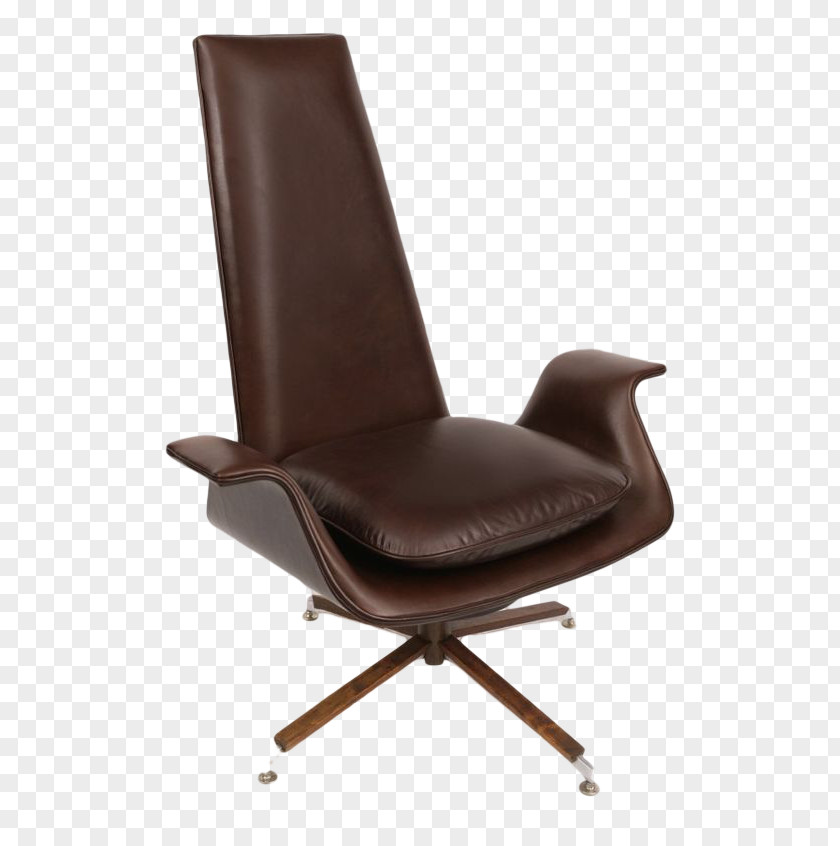 HD Office Back Chair Eames Lounge Couch Living Room Leather PNG