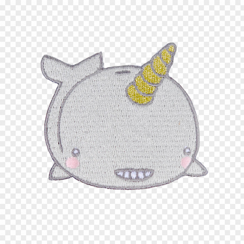 Narwhal Ecommerce Embroidered Patch Lapel Pin Animal Earring PNG