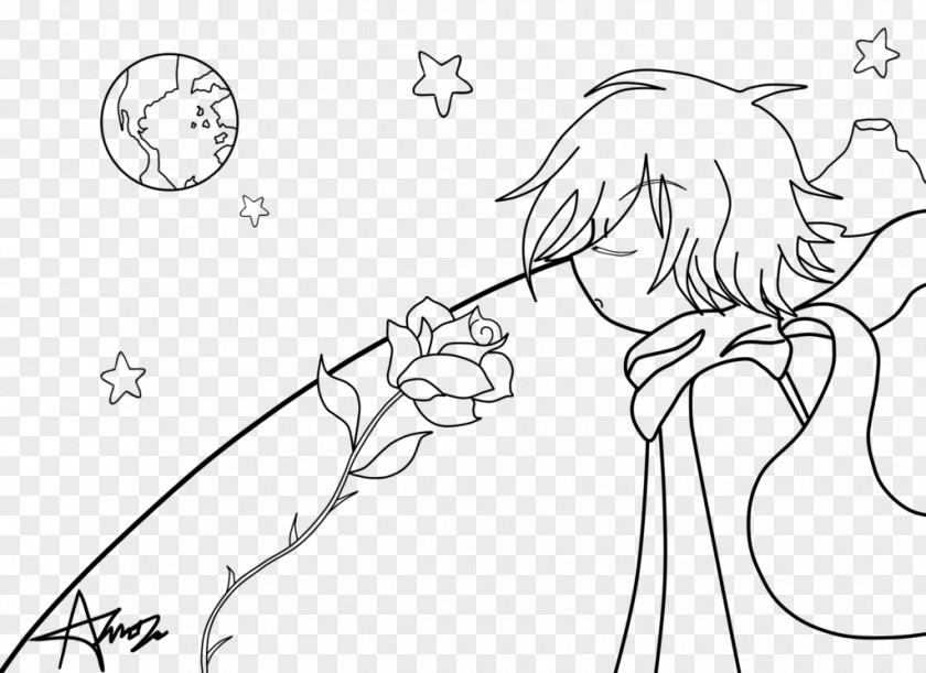 Painting Drawing Coloring Book Line Art The Little Prince PNG