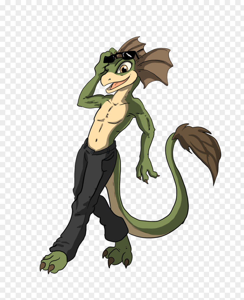 Stand Up Bullying Reptile Illustration Cartoon Supernatural Legendary Creature PNG