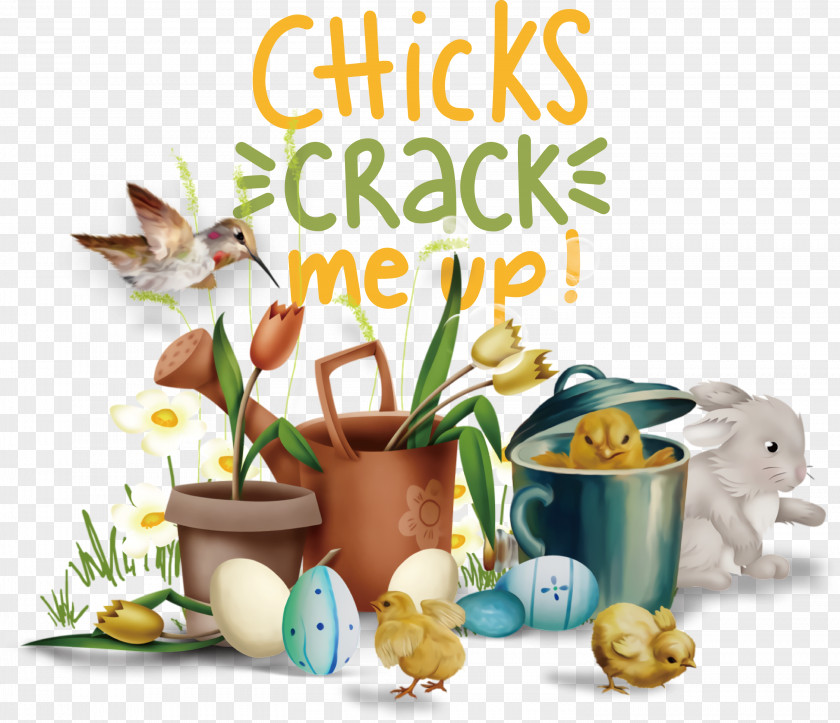 Chicks Crack Me Up Easter Day Happy PNG