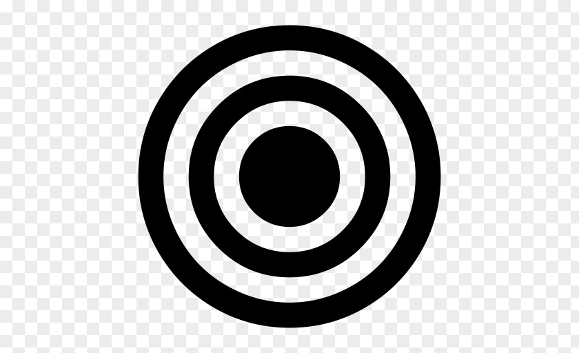 Handdrawn Bullseye Shooting Target Clip Art PNG