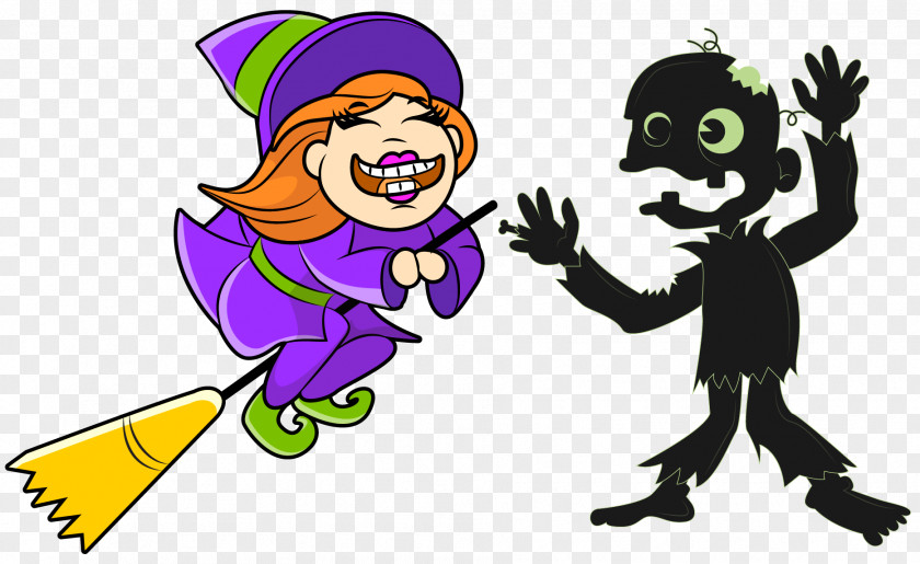 Monster Witch Of Halloween Party Clip Art PNG