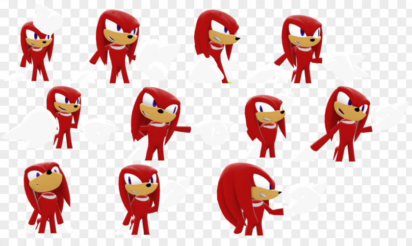 Sonic & Knuckles Rush The Echidna Battle Tails PNG