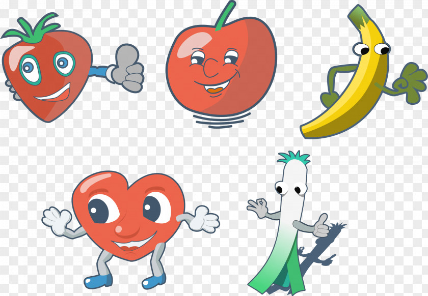 Fun Fruit Clip Art PNG