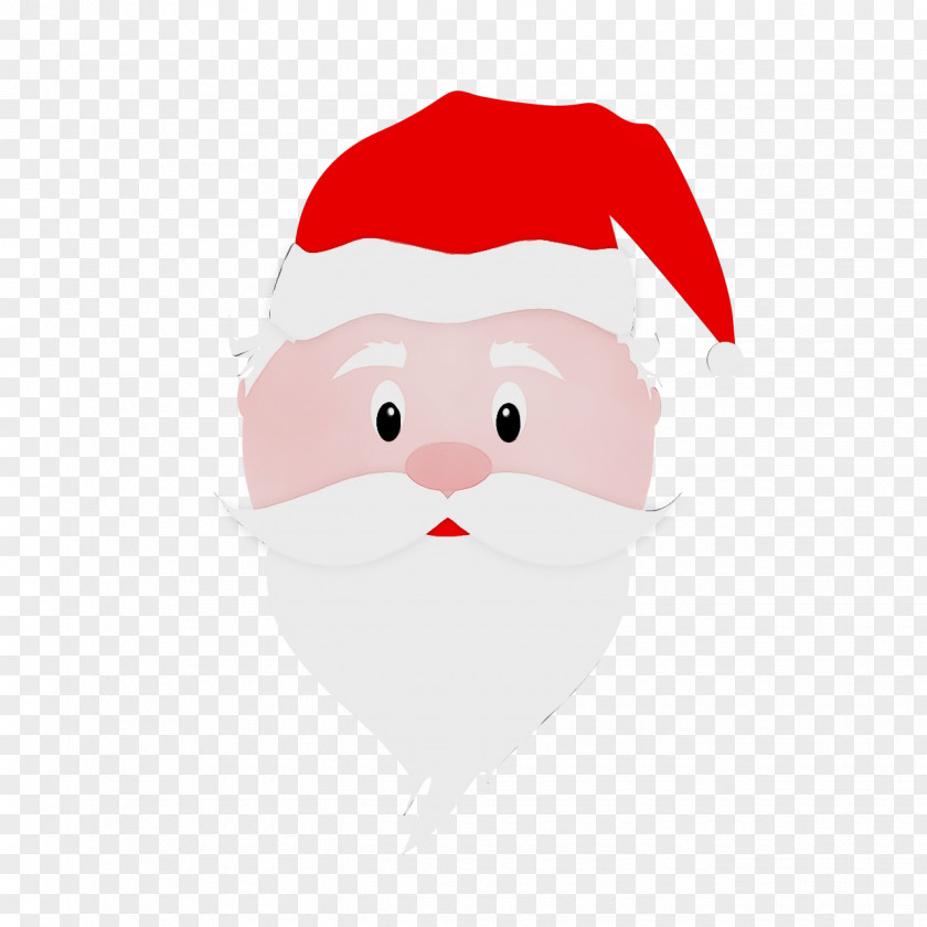 Smile Beard Santa Claus Cartoon PNG