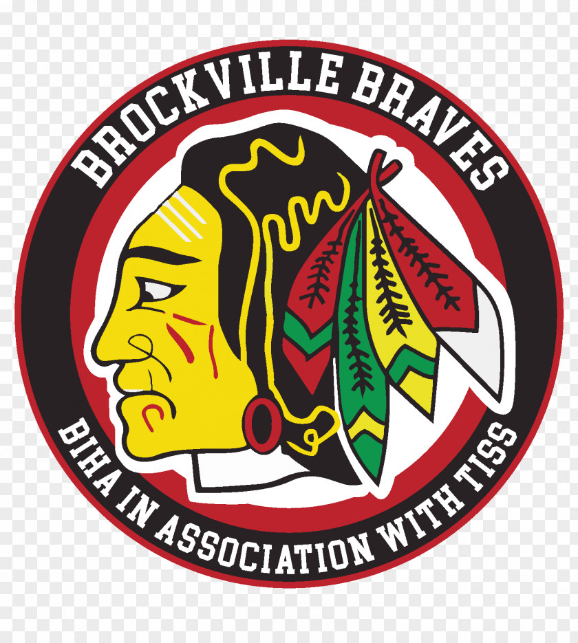 Atlanta Braves Symbol Brockville Central Canada Hockey League Ice Field PNG