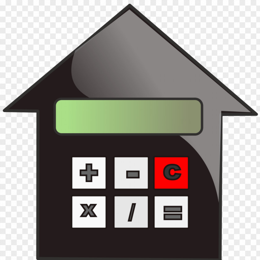 Calculator Mortgage Loan Finance Clip Art PNG