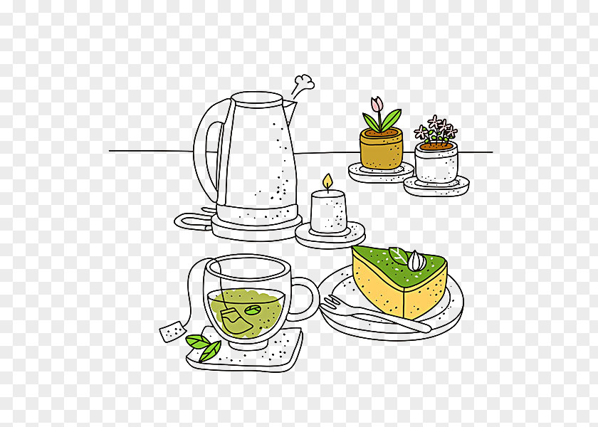 Green Tea Clip Art PNG