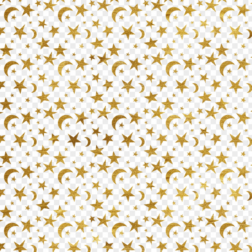 Star Pattern Cliparts Moon Sticker PNG