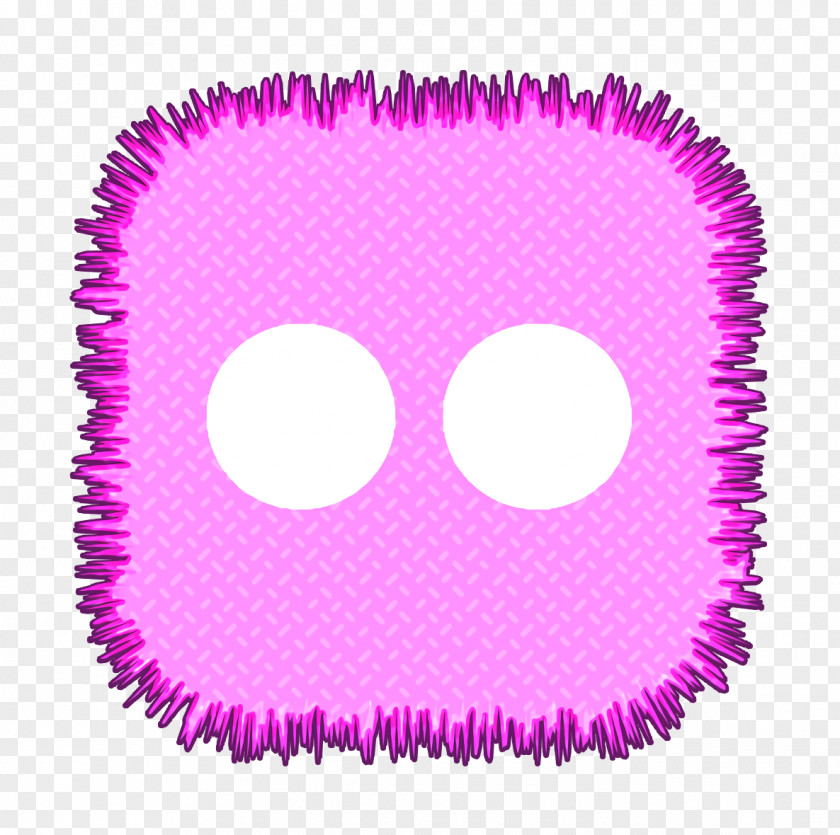 Baking Cup Magenta Social Media Icon PNG