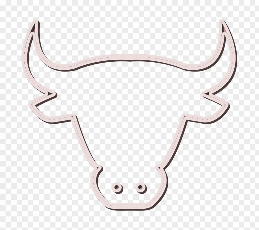 Cow Icon Head Outline Animals PNG
