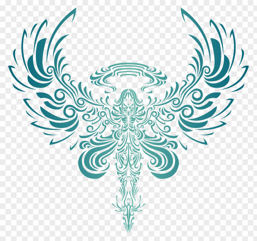 Grand Openning Tribal Wars 2 Angel Cherub Tattoo Tribalism PNG