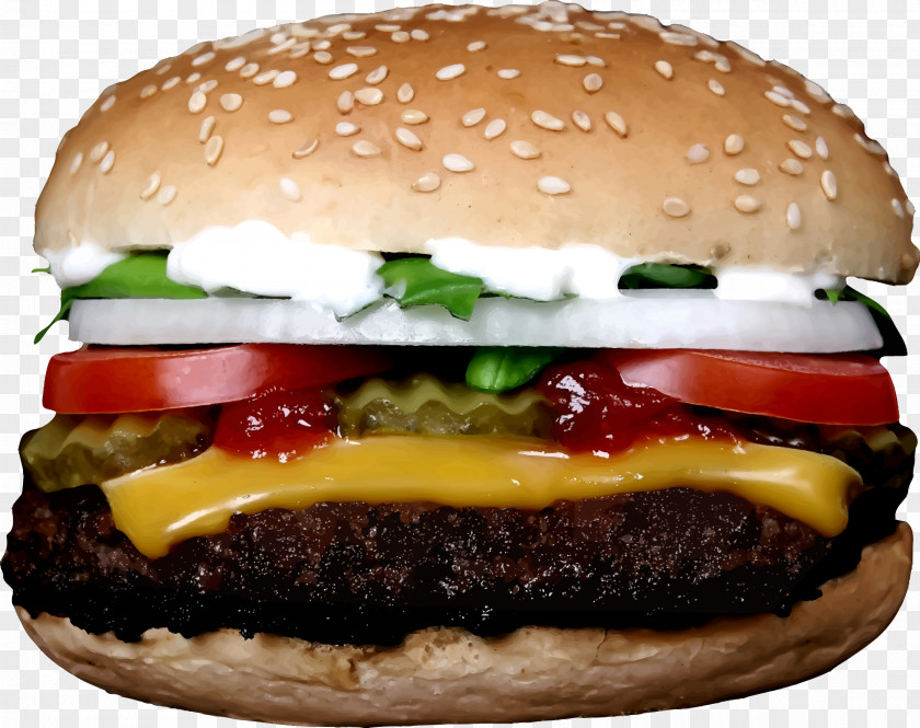 Hamburger McDonald's Big Mac Cheeseburger Fast Food Restaurant PNG