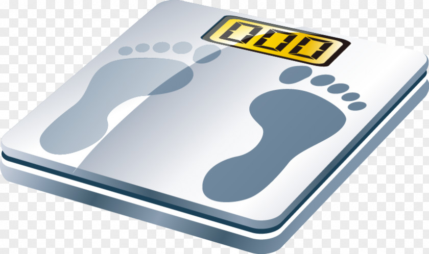 Hand-painted Silver Weight Scale Footprint Pattern Diabetes Mellitus Diabetic Foot Health Loss PNG