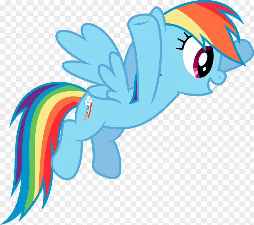 Blue Pony My Little Rainbow Dash PNG