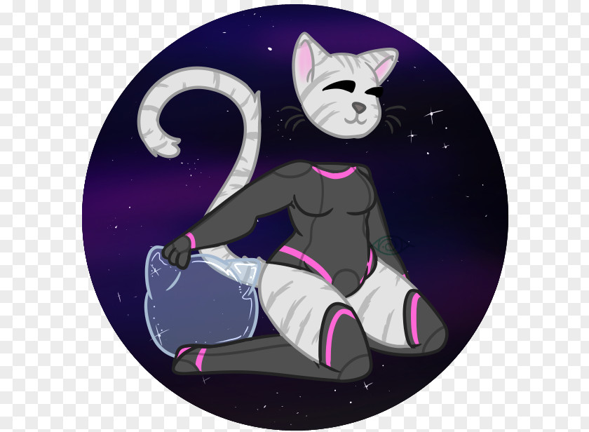Cat Character Space Fiction Animated Cartoon PNG