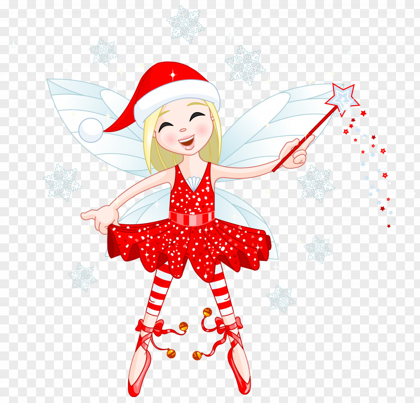Cute Red Elf Clipart Christmas Decoration Illustration PNG