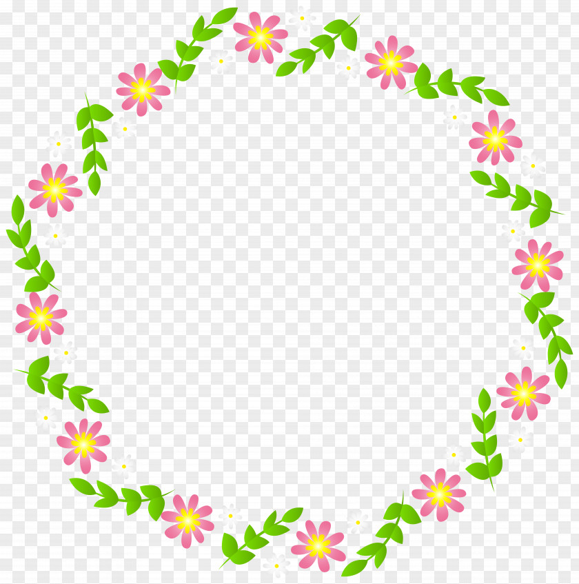 Decorative Flower Wire Frame Art Clip PNG