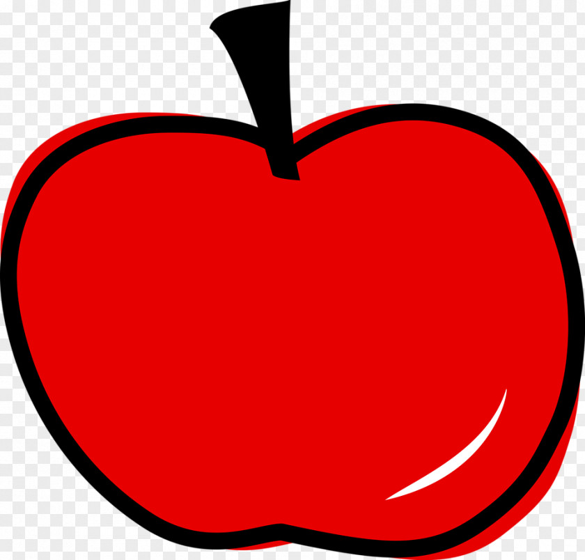 Red Apple Drawing Clip Art PNG