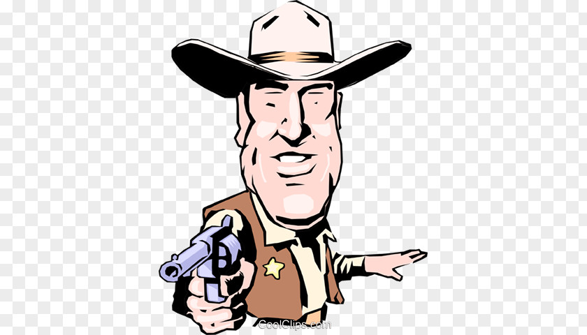 Sheriff American Frontier Cartoon Clip Art PNG