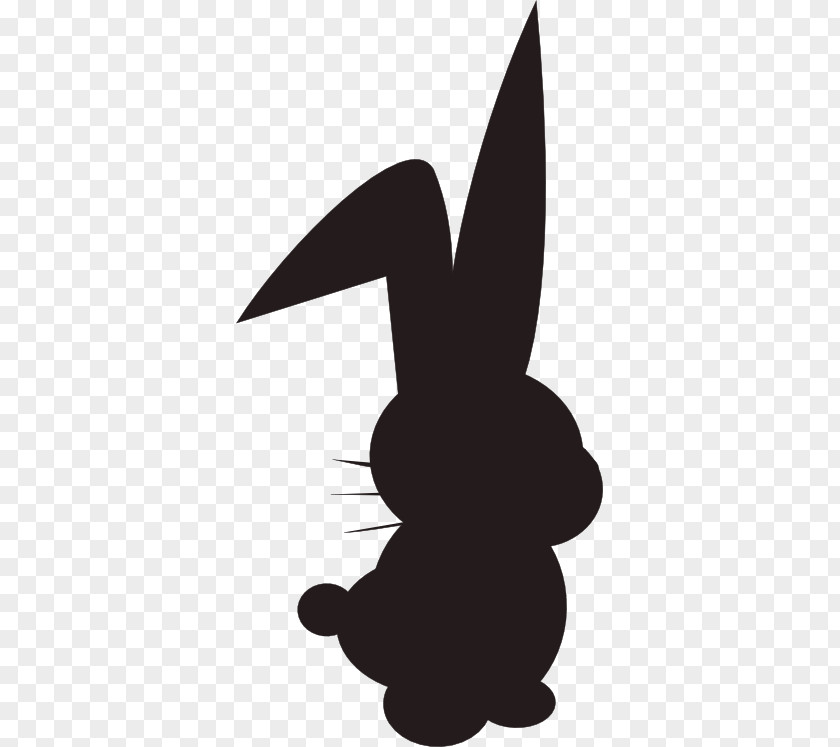 Silhouette Easter Bunny Clip Art Openclipart Image PNG