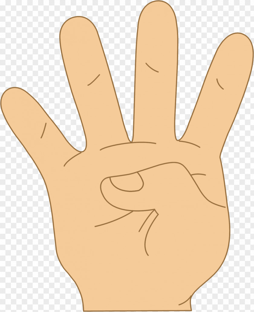 Spacious Cartoon Thumb Hand Model Line Glove Clip Art PNG