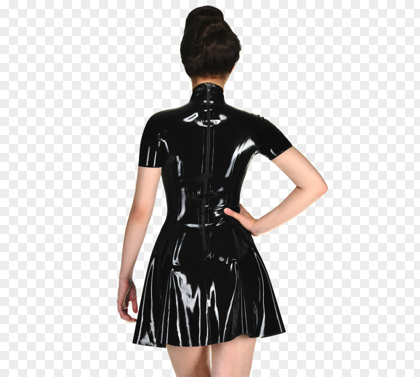Swing Dresses With Sleeves Dress Sleeve Clothing Latex Woman PNG