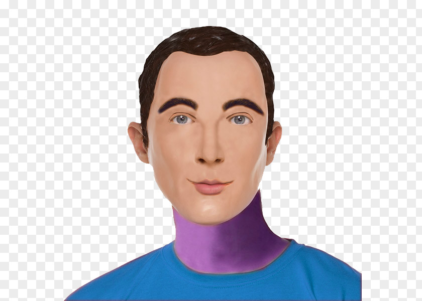 The Big Bang Theory Jim Parsons Sheldon Cooper Mask Penny PNG