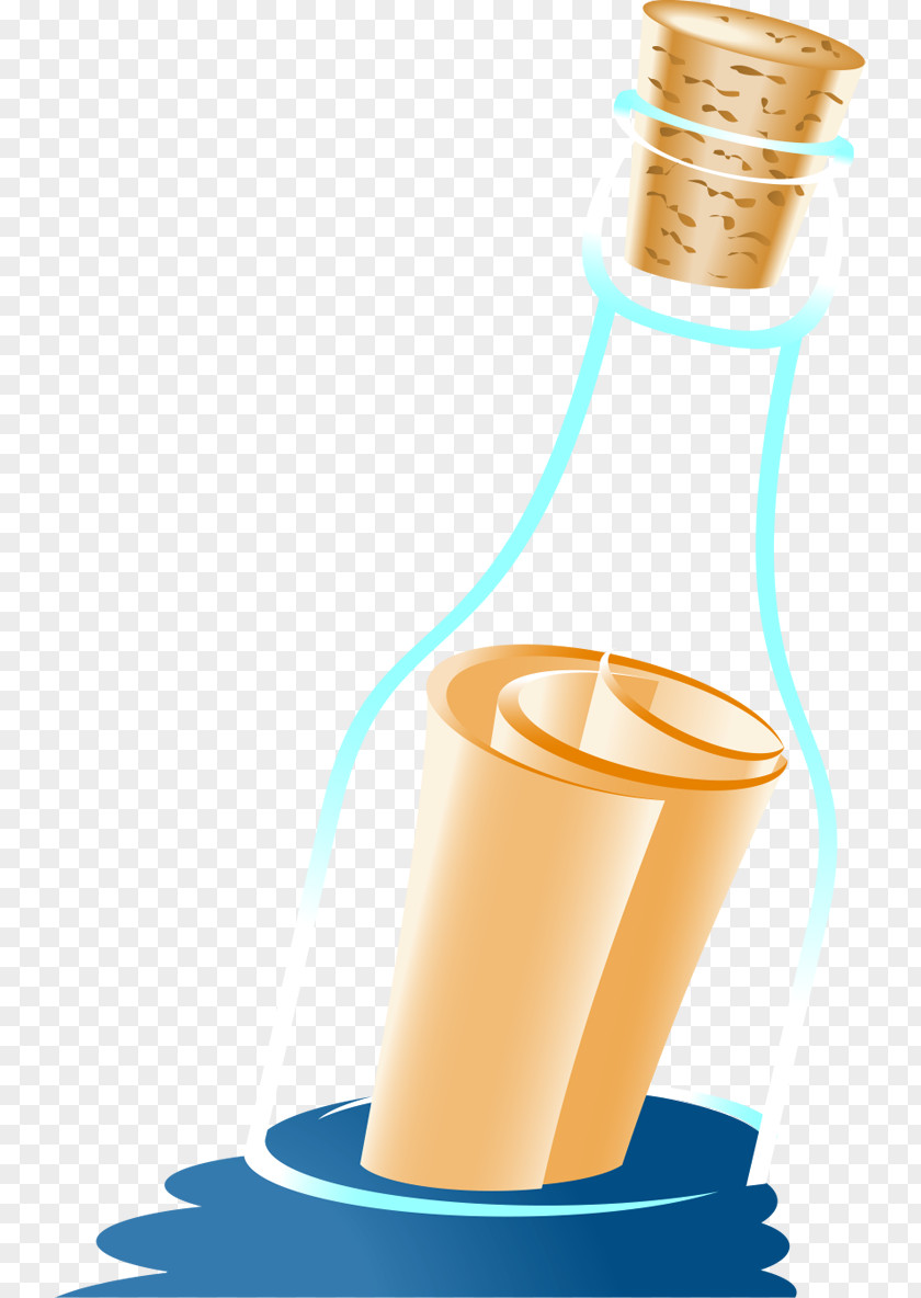 Wishing Bottle Cartoon Clip Art PNG