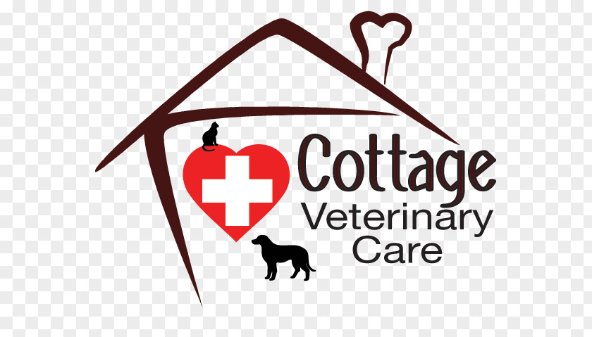 Cottage Veterinary Care Veterinarian Animal Shelter Logo PNG