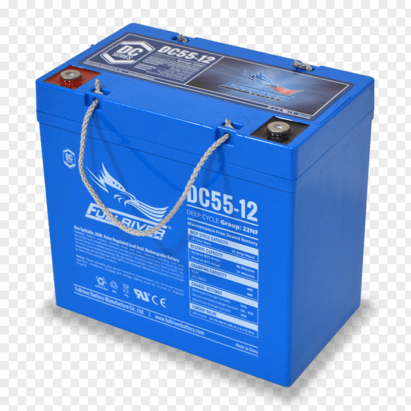 Deep-cycle Battery VRLA Electric Ampere Hour Volt PNG