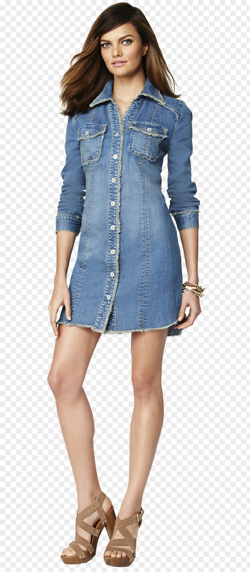 Denim Fabric Jeans Dress Casual Fashion PNG