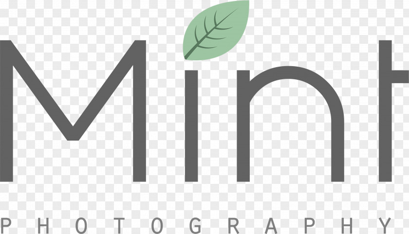 Design Logo Brand Green MINT Kids Photography PNG