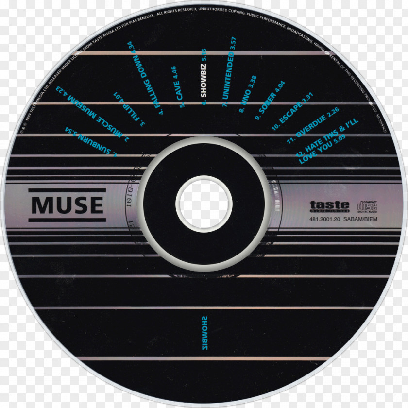 Hullabaloo Soundtrack Compact Disc The Resistance Muse Sound PNG