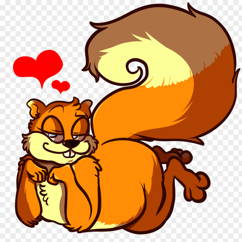 Pleased Squirrel Cat And Dog Cartoon PNG