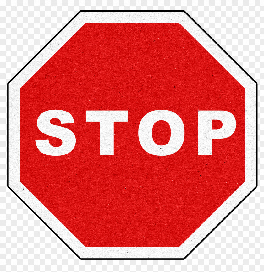 Red Stop Sign Canada Information PNG