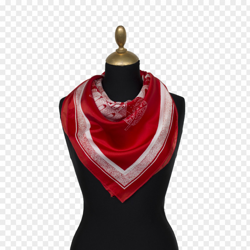 Second Hand Scarf Red Fashion Hat Vintage PNG