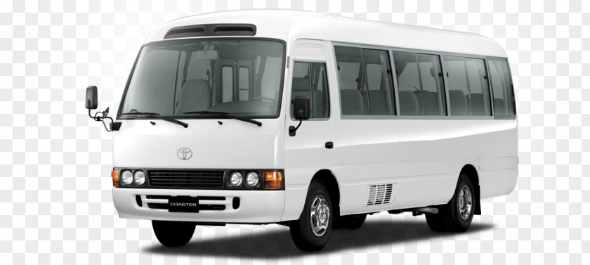 Toyota Coaster HiAce Bus Car PNG