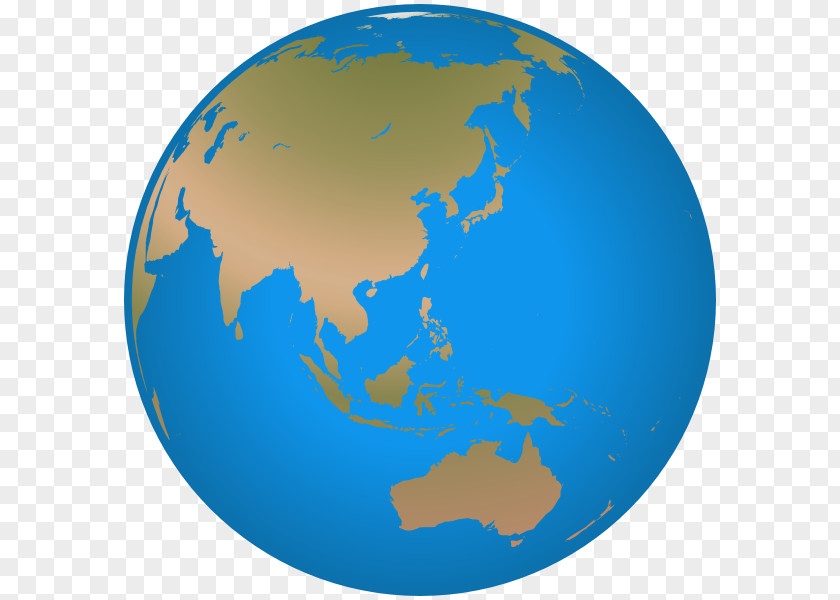 Asia Globe Clip Art PNG