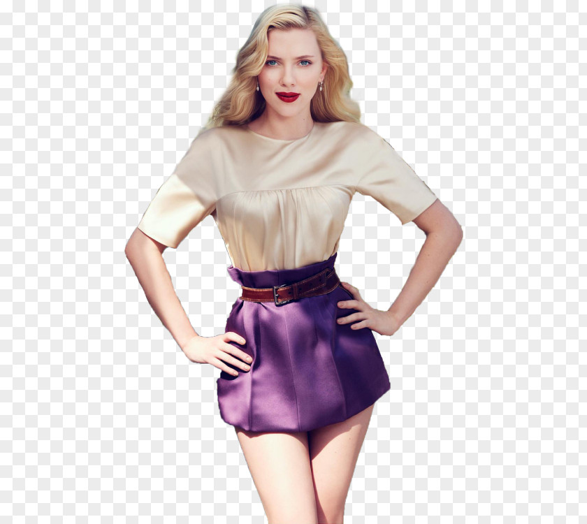 Blonde Girls Scarlett Johansson Cocktail Dress Waist Fashion PNG