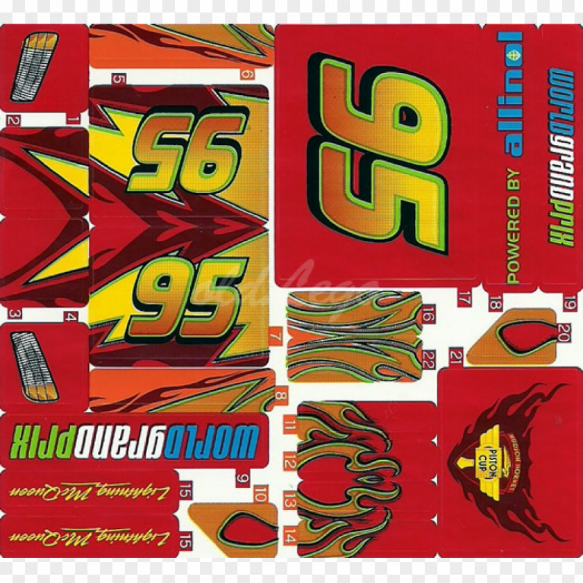 Design Poster Lightning McQueen Graphics Image Decal PNG