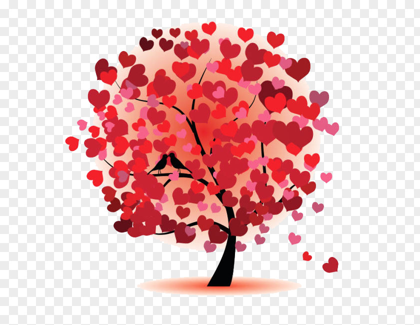Heart Tree Love Clip Art PNG