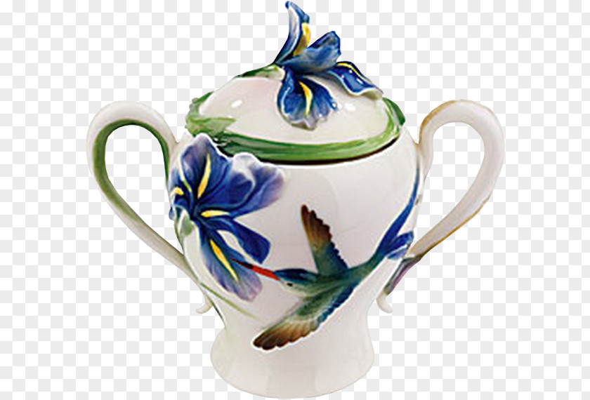 Kettle Teapot Porcelain Tableware Saucer PNG