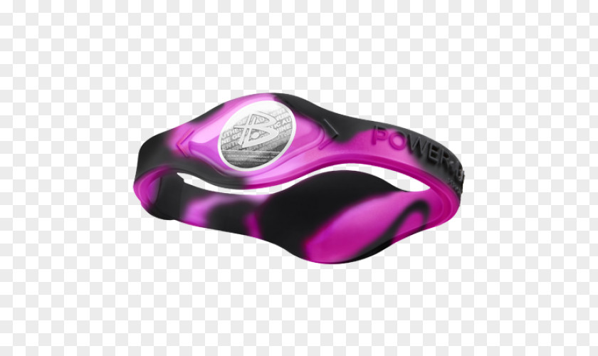 PINK SWIRLS Wristband Power Balance Silicone Hologram Bracelet PNG