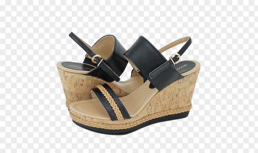 Platform Shoes Slide Suede Sandal Shoe PNG